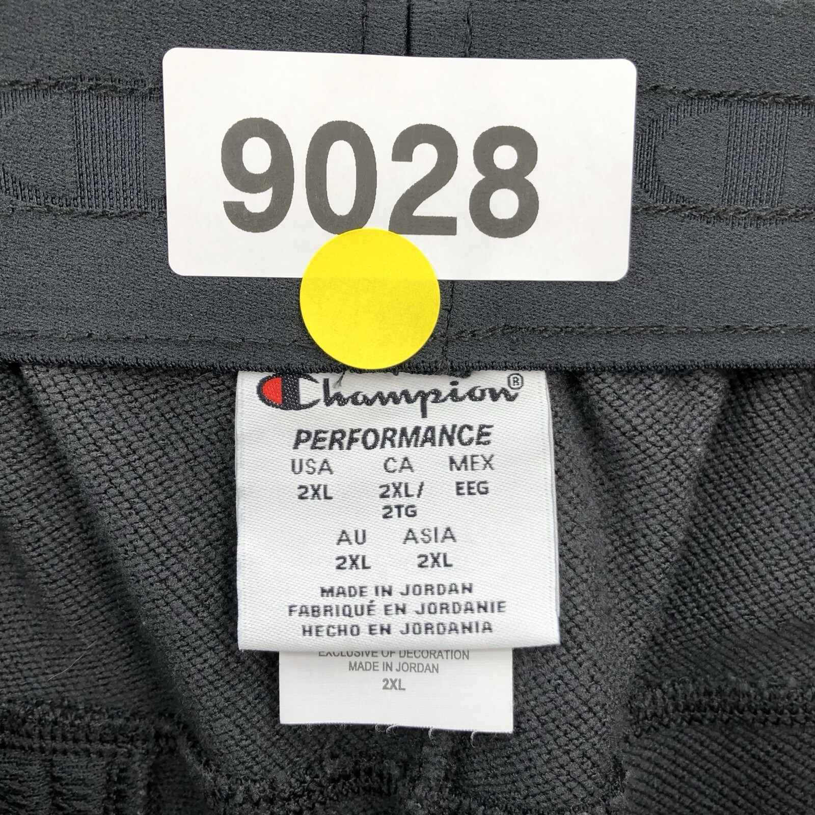 Champion Sweat Shorts Joggers Men’s 2XL Charcoal Gray Basketball Athletic 9028