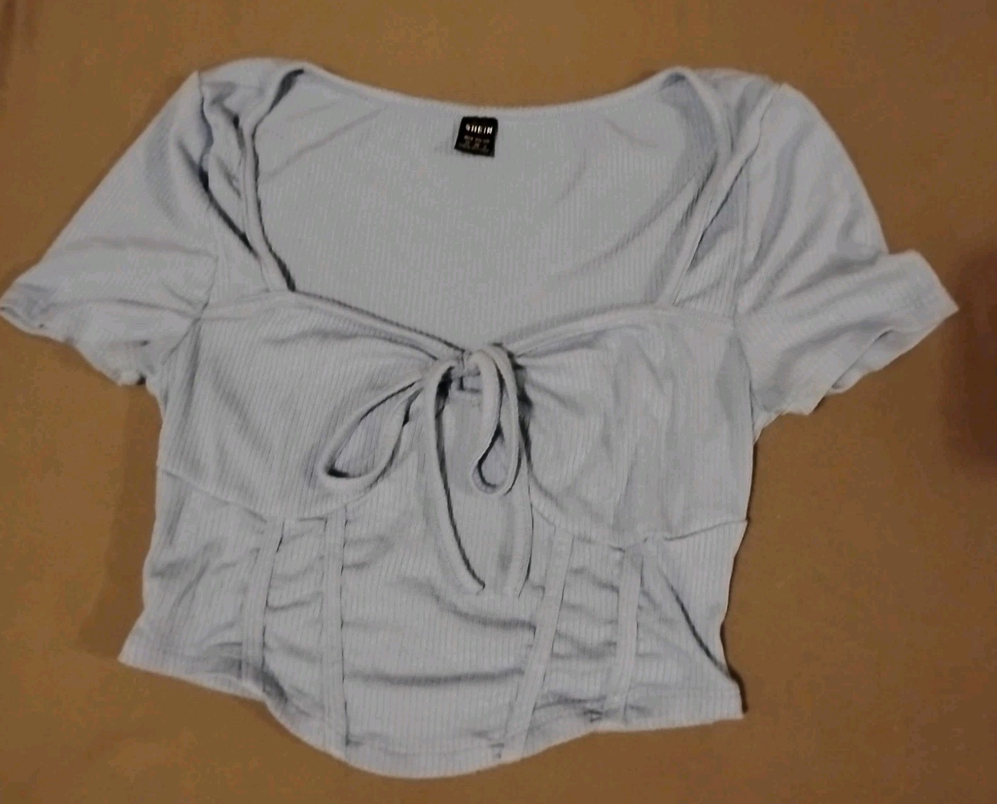 Cute Baby Blue Crop Top Shein Brand Size Medium