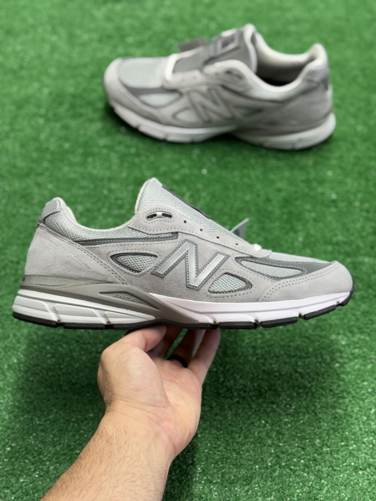 New Balance 990v4 MiUSA Grey Silver Mens U990GR4 NEW Multi Sz