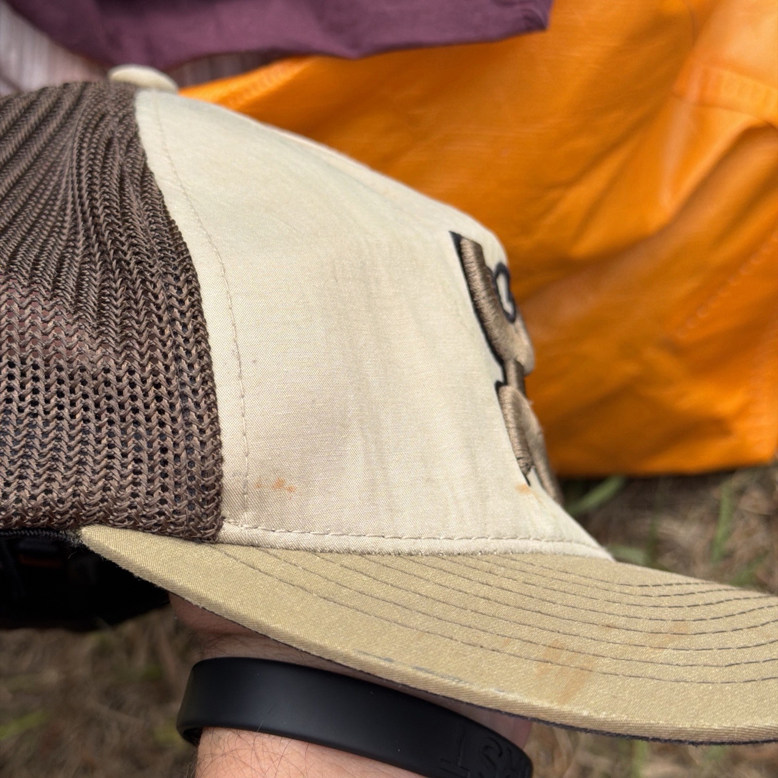 Hooey Cactus Ropes Country Southern Flex Fit Western Hat Khaki Brown Colorway !!