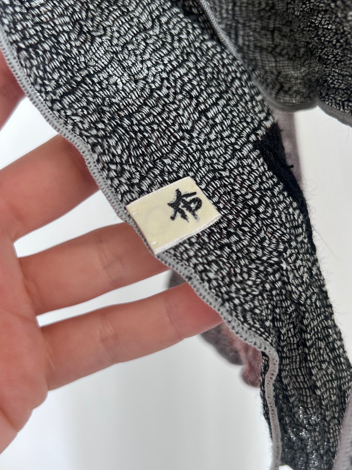 NUNO Reiko Sudo Pocket Crinkle Scarf Made in Japan 200cm