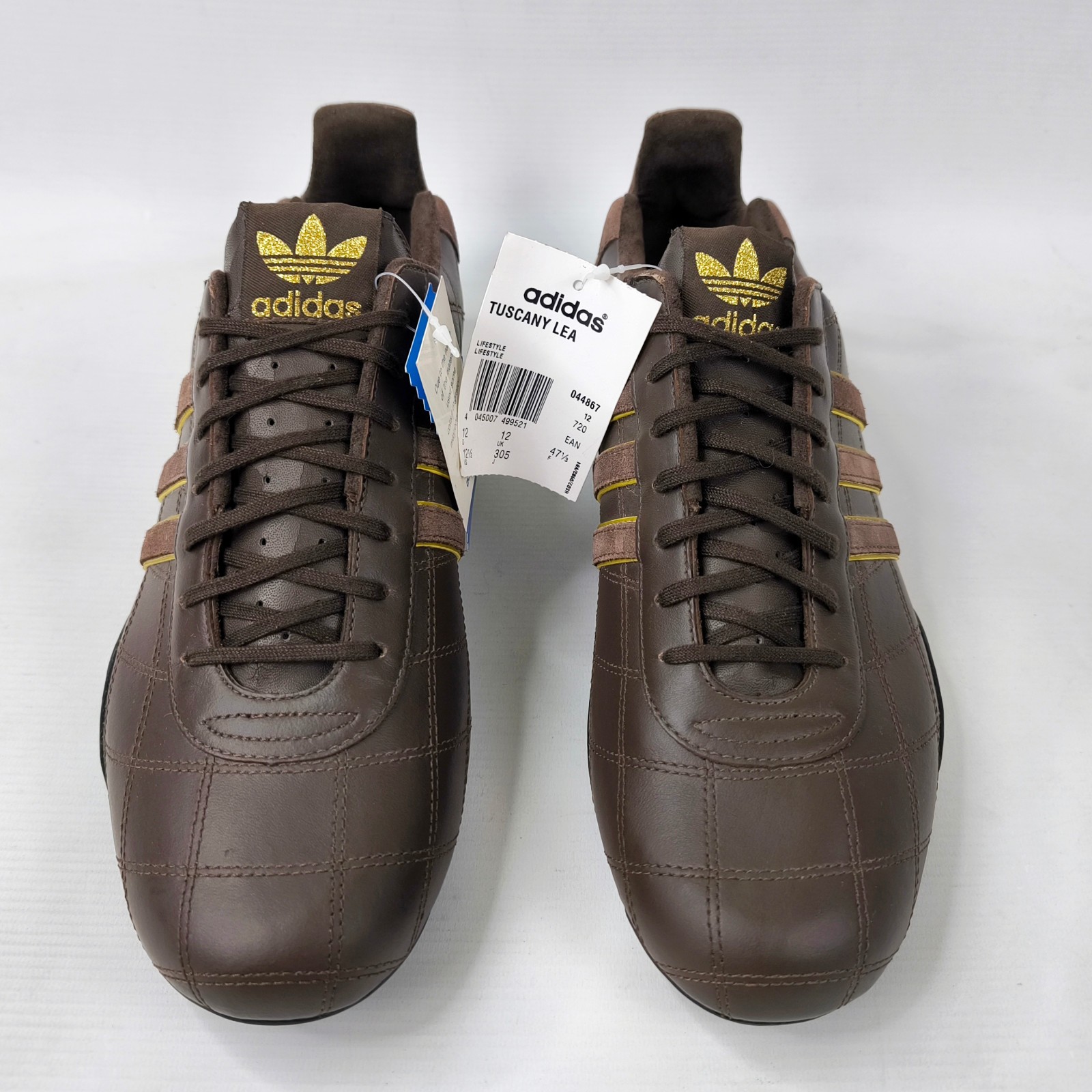 Adidas Tuscany LEA Shoes EUR 47 1/3 UK 12 2004 Suede Leather Brown 044867