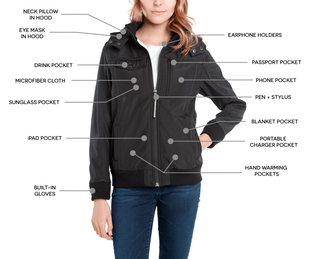 New BAUBAX Women’s Black Bomber Jacket- Choice of Size