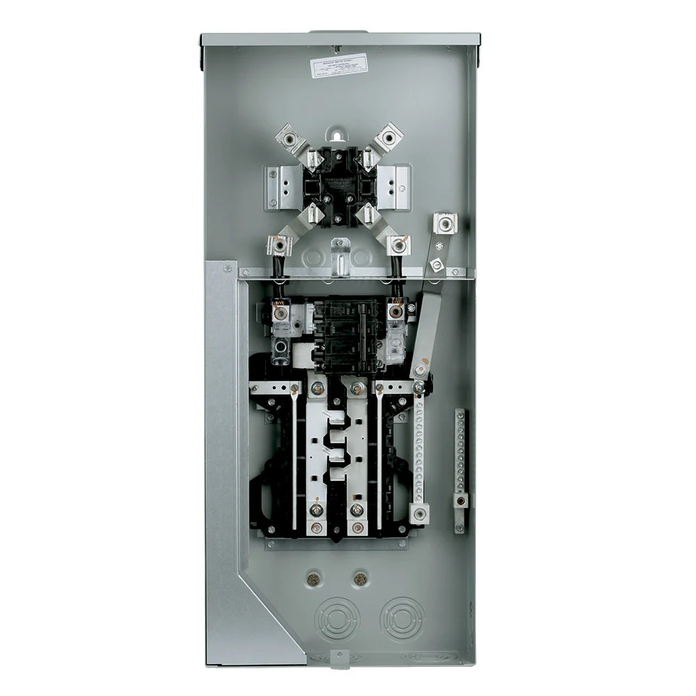 ABB ReliaHome 200 -Amp 8 -Spaces 16 -Circuit Outdoor Main Breaker Meter Co|13603