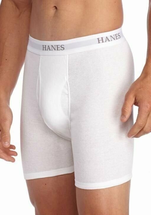 Hanes Men’s Boxer Briefs 8-PACK SIZE 2XL 3XL Tagless Underwear Random Colors