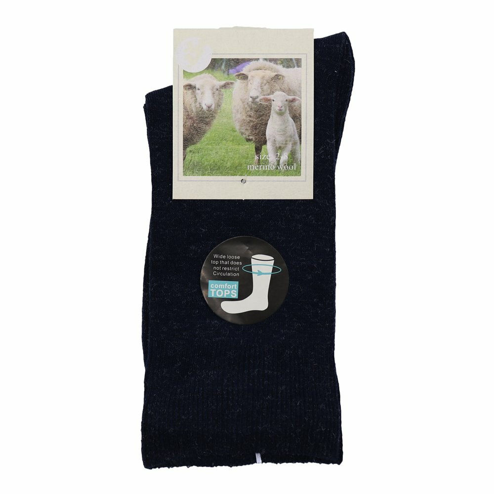 6x Merino Wool Loose Diabetic Top Thermal Socks Medical Wide Comfort Circulation
