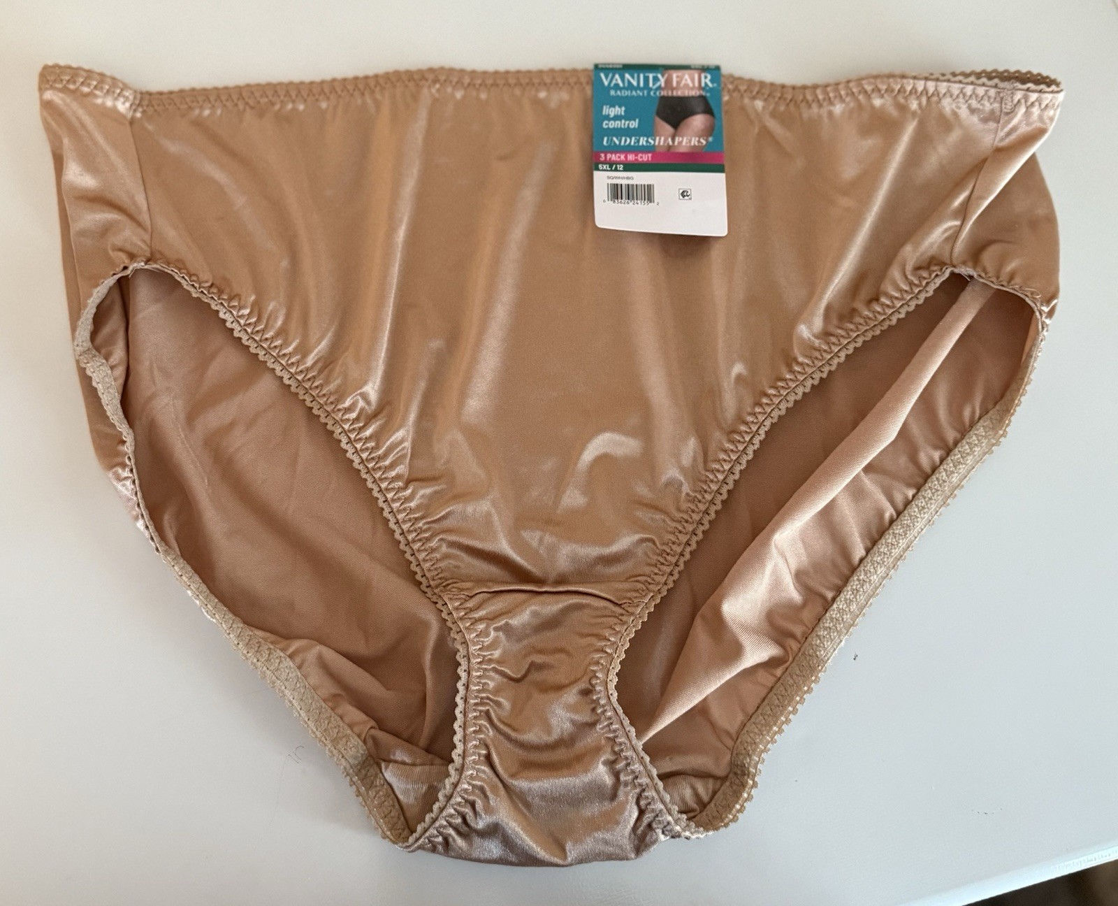 VANITY FAIR RADIANT COLLECTION LGT CONTROL UNDERSHAPERS 3 PAIRS 12/5XL PANTIES