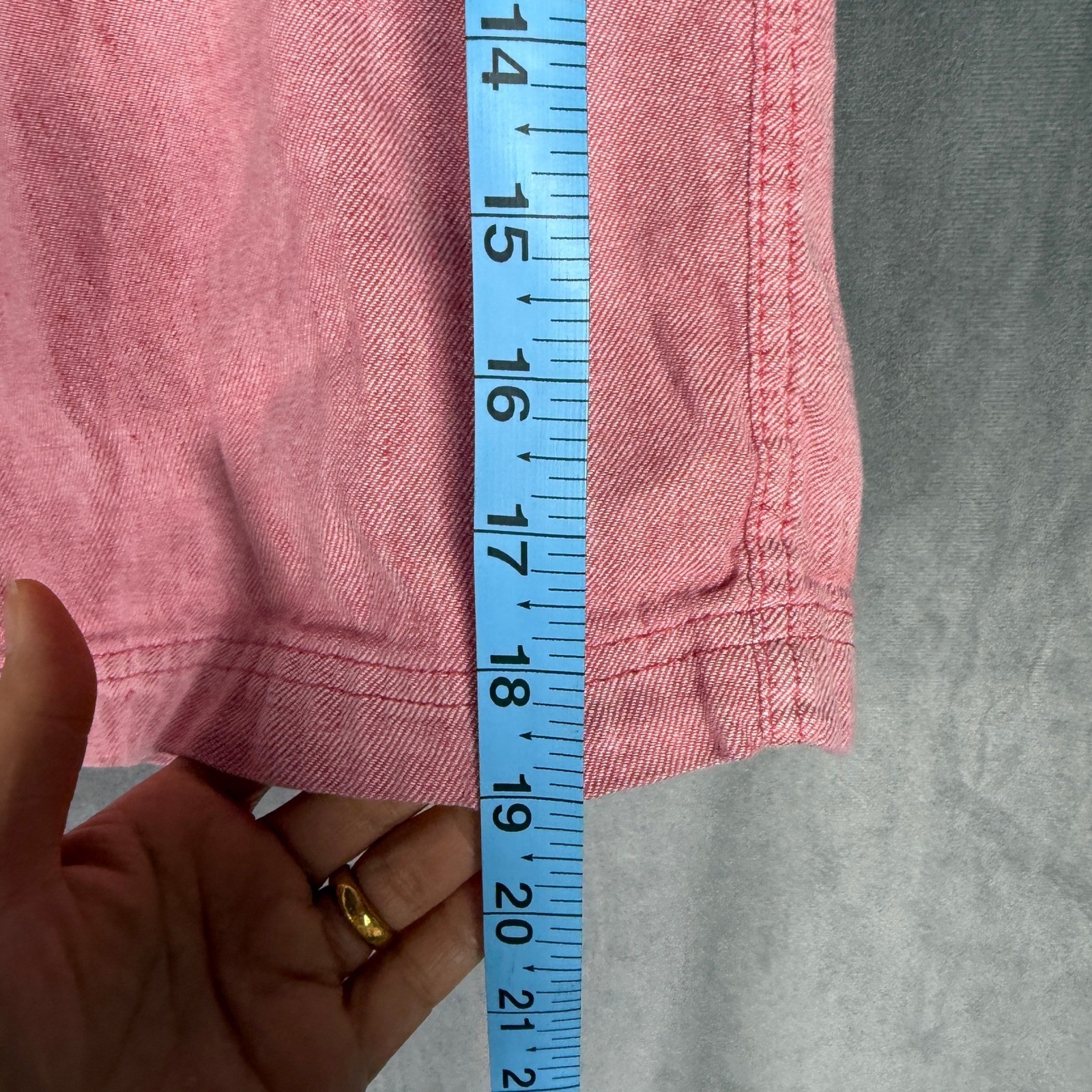 Tommy Bahama Mens 36 Linen Blend Flat Front Shorts Chino pink Summer Resortwear