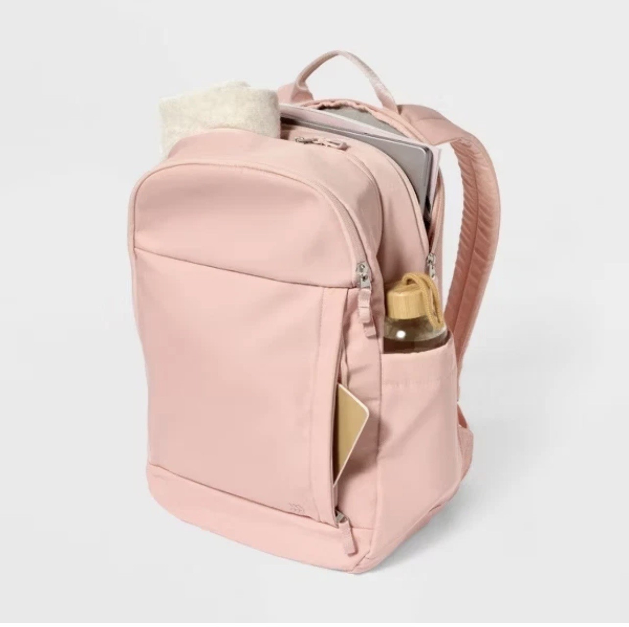 17.5″ Lifestyle Backpack Pink – All in Motion: High School Solid Twill Bag