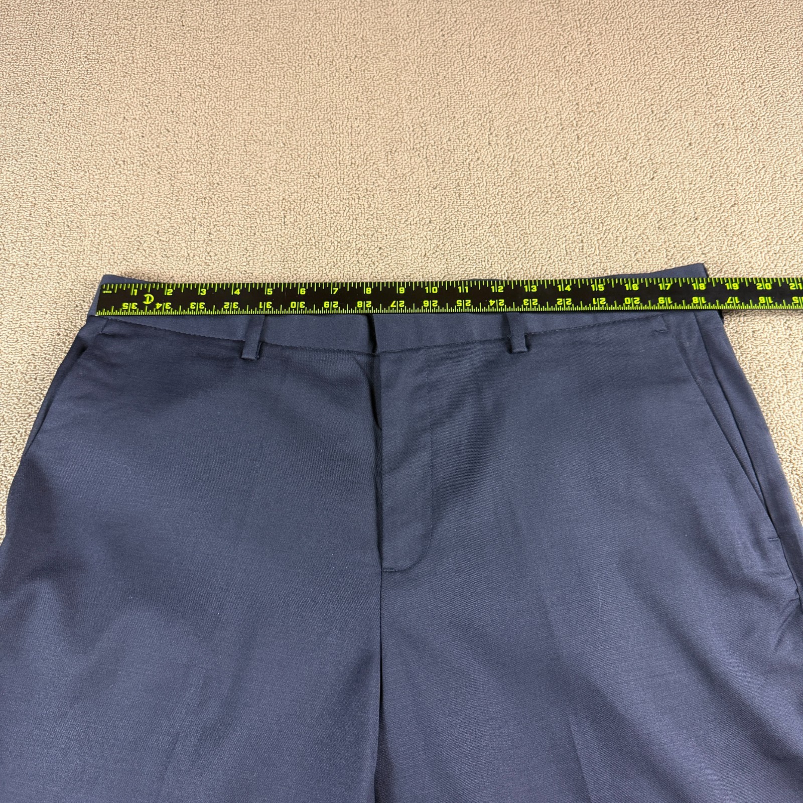 J.Crew Bowery Slim Stretch Wool Blend Dress Pants Blue Size 36X32 NWT MSRP $148