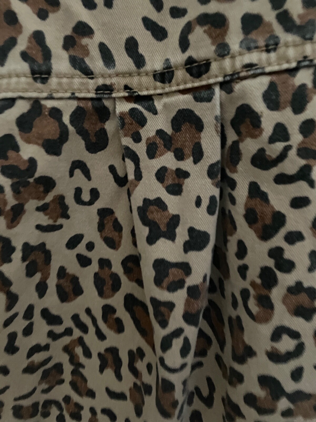 COTTON ON Classic LEOPARD Print JEAN JACKET Size 4