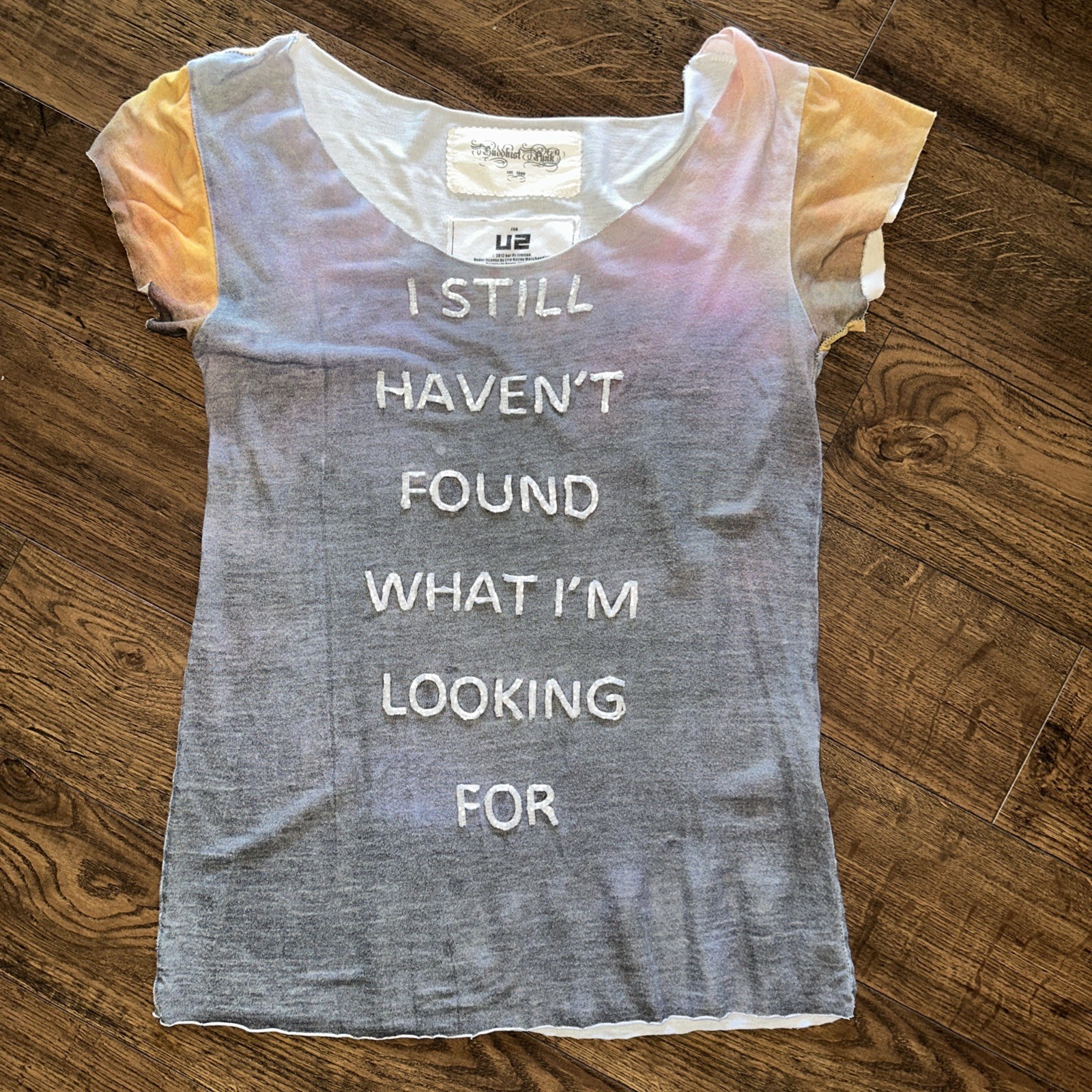Buddhist Punk Tshirt U2 I Still Haven’t Found Women Small Vintage