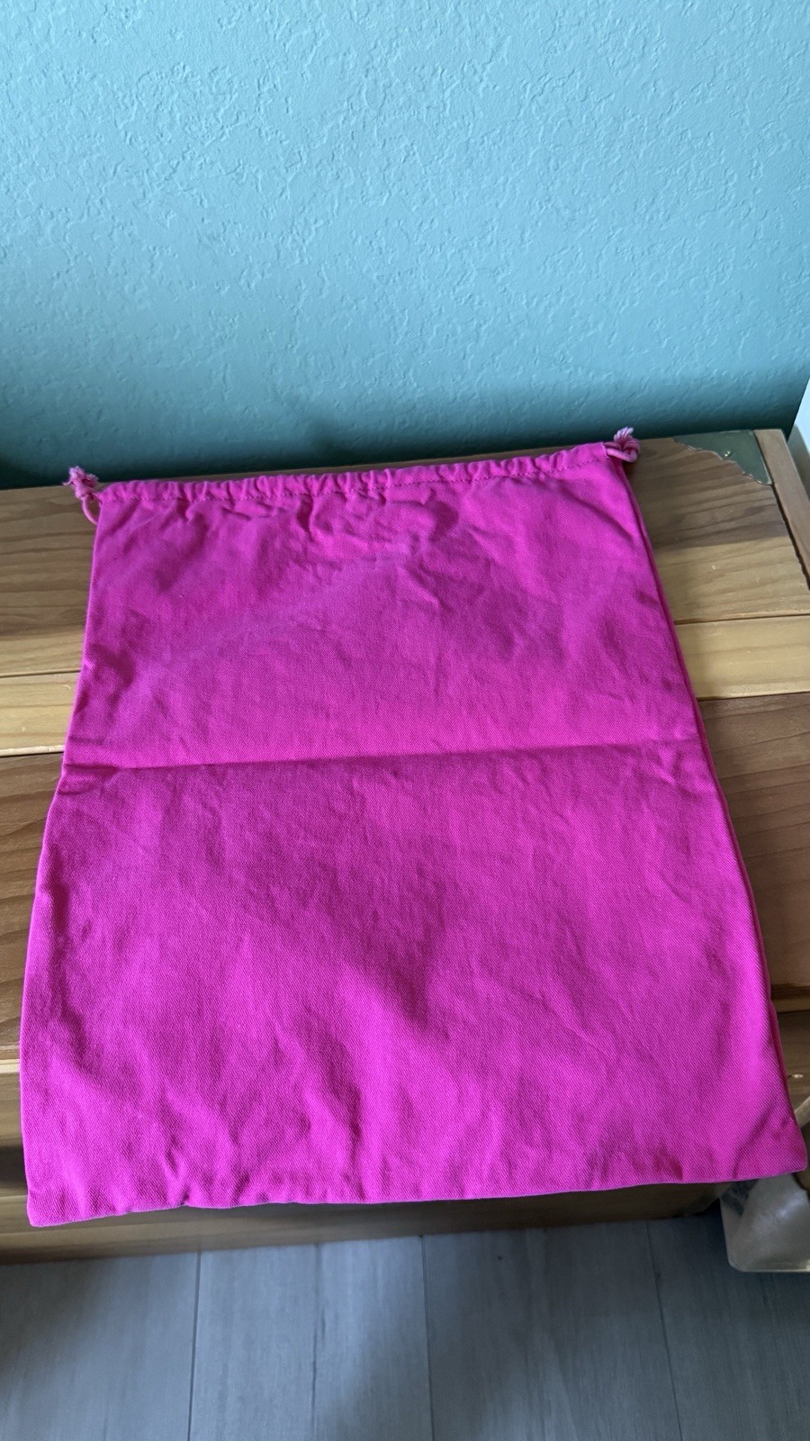 By Paige Magenta Fuchsia Drawstring Dust Bag Pouch 11×14.5 inches