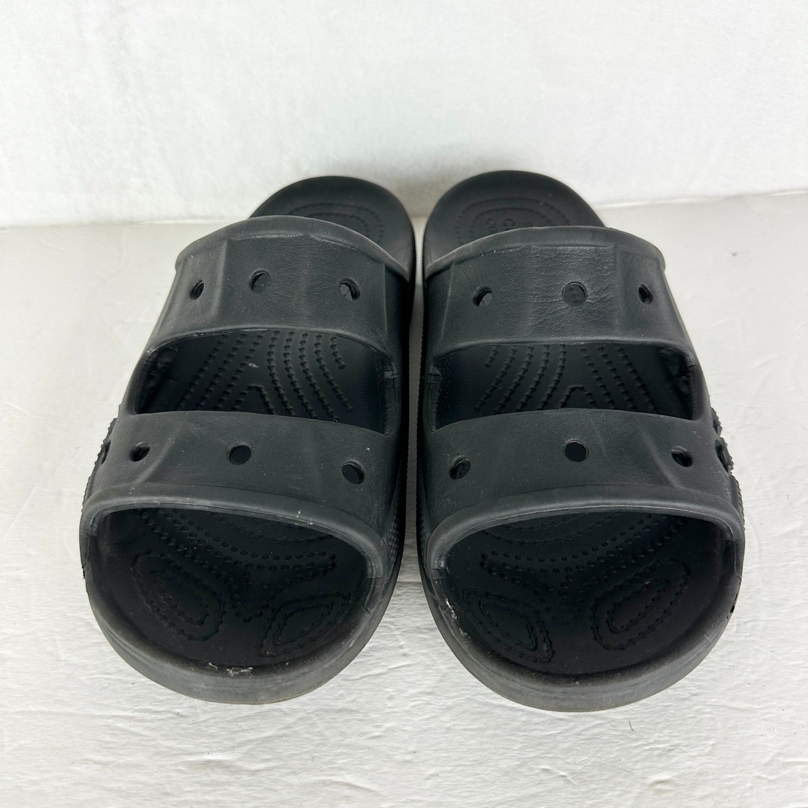 Crocs Women’s Baya Slide Sandal Size 9 Black Summer Beach Casual Comfort