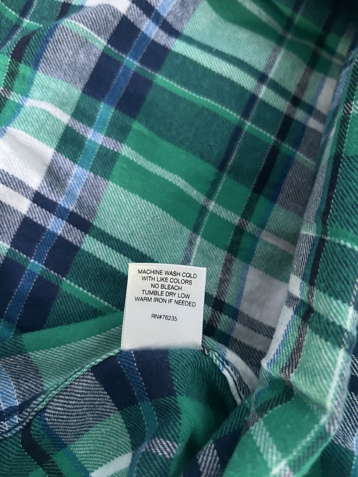 Boca Classics Plaid Flannel Shirt