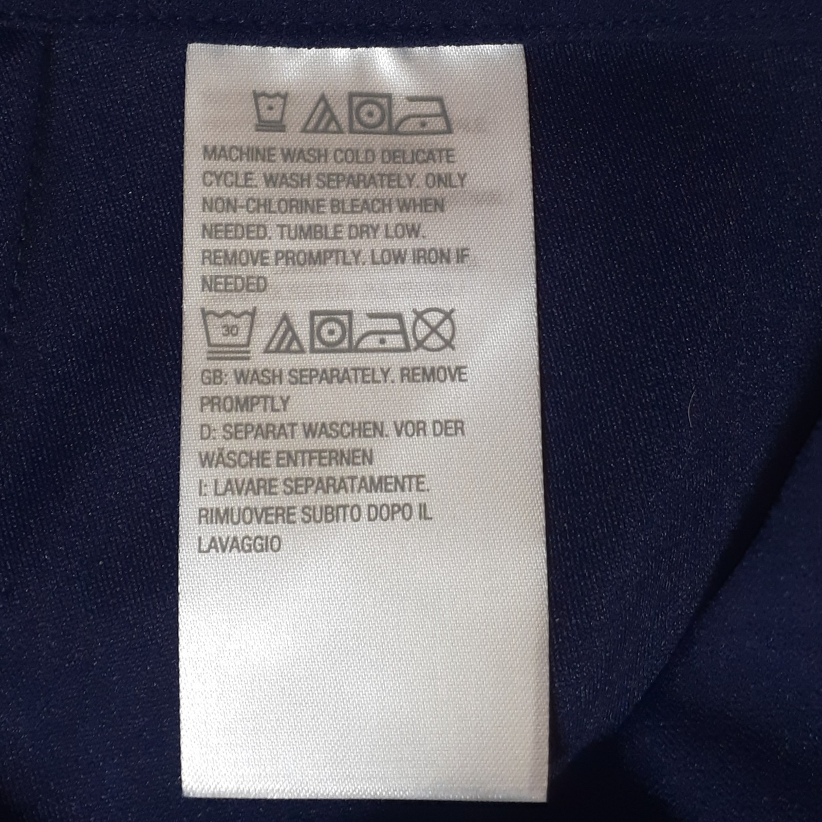 Dennis Basso Women Dress Pants LP Blue Stretch Pullon Rise=11.5in Waist=36in