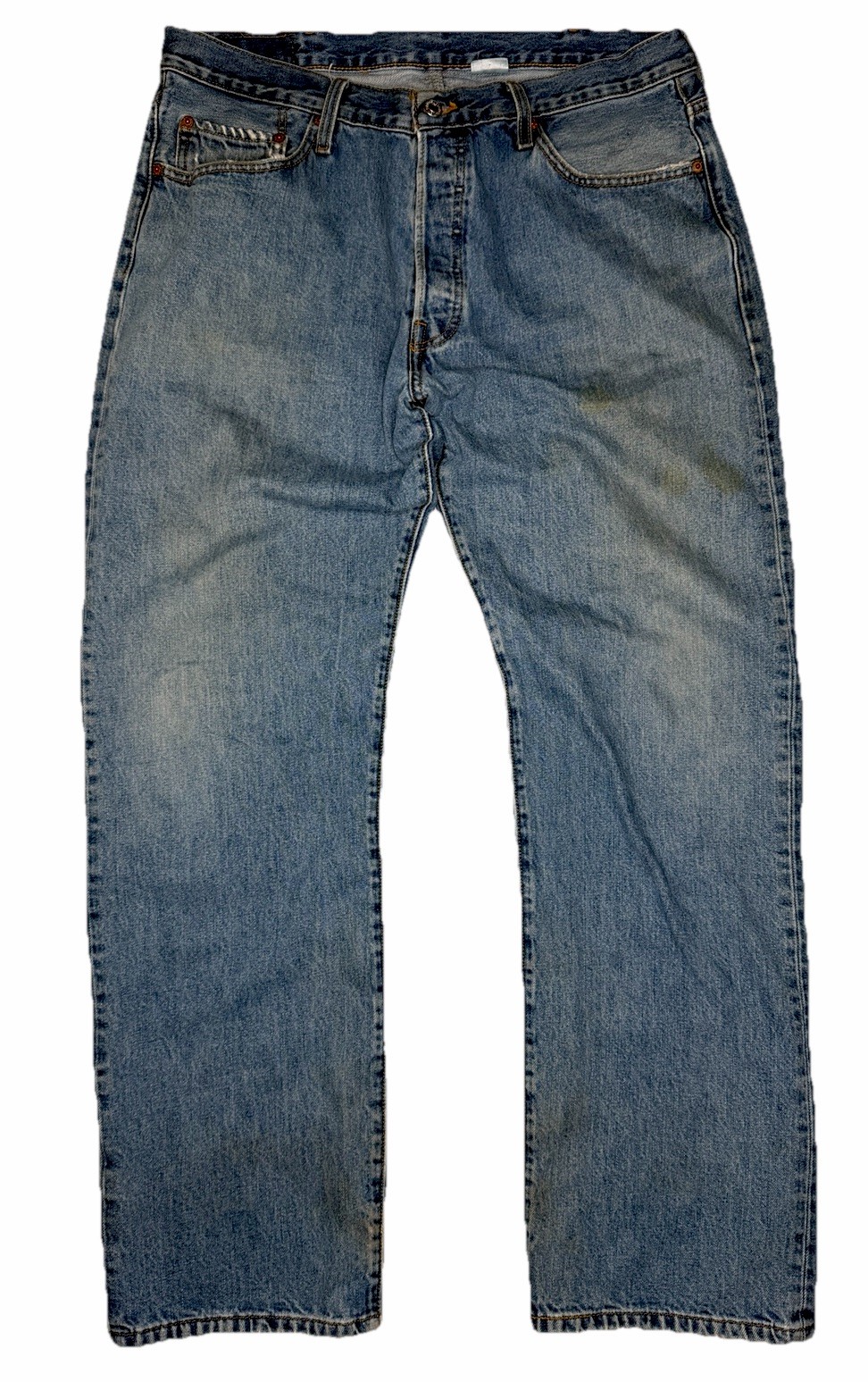 Vintage Levi’s Levis 501 Button Fly Distressed Denim Jeans 36 x 33*