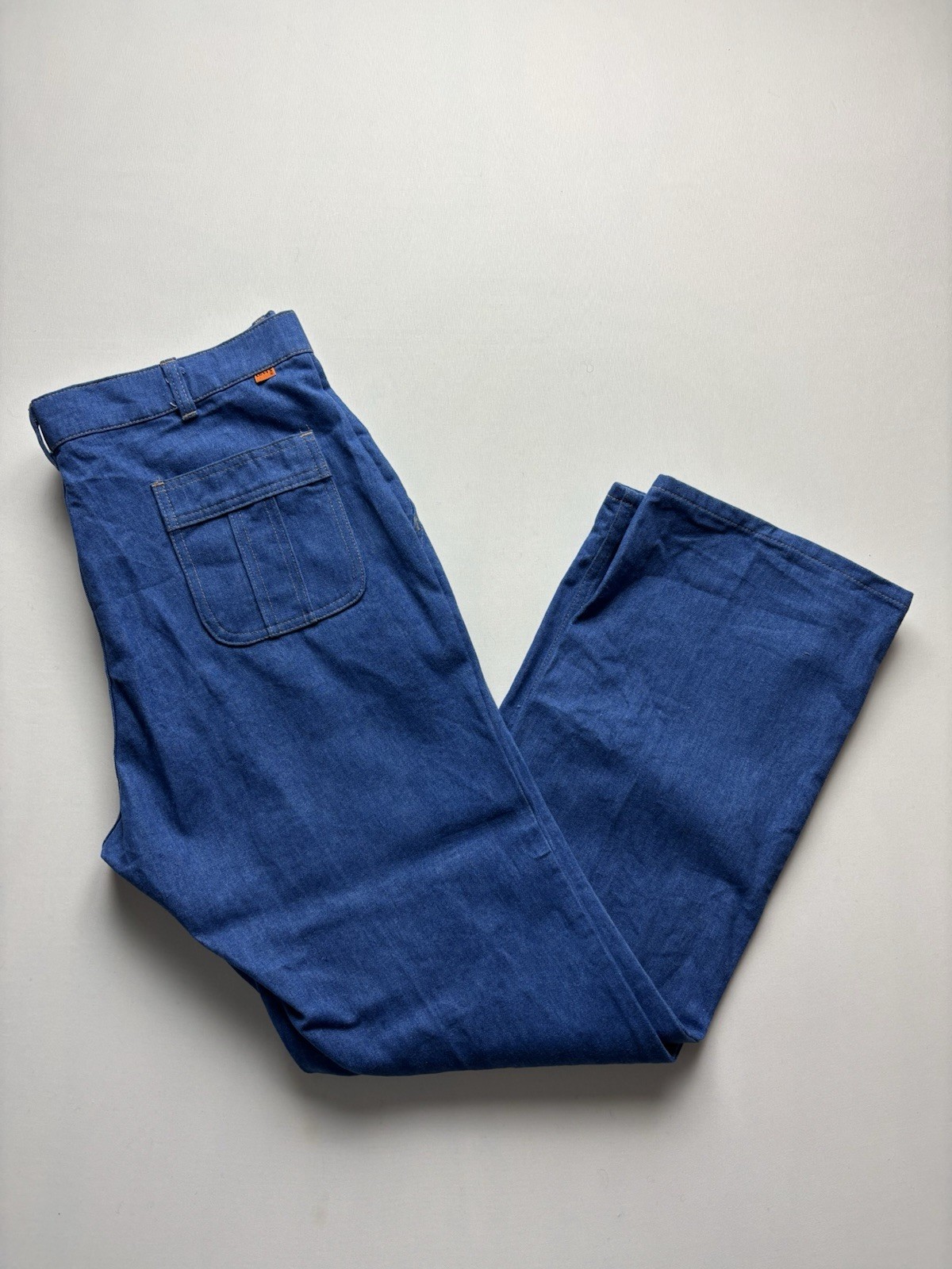 True Vtg 70 Made In USA Levi’s For Men With A Skosh More Room Orange Tab Jeans