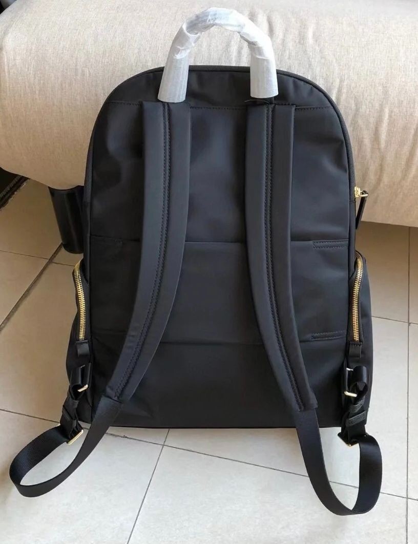 TUMI Voyageur Backpack Carson Black Nylon & Leather Ladies’ Bag New outlet