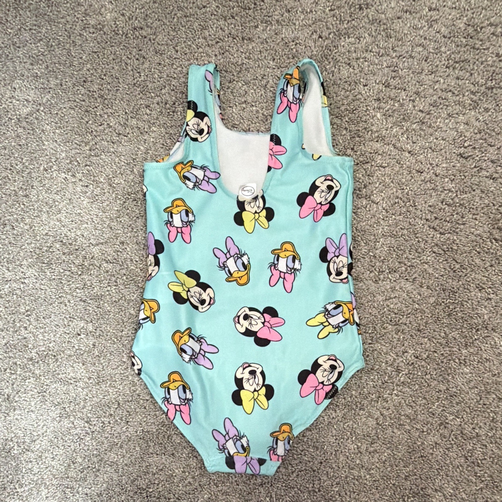 H&M Disney Minnie Mouse & Daisy Duck Blue One-Piece Swimsuit Girls 5T/6