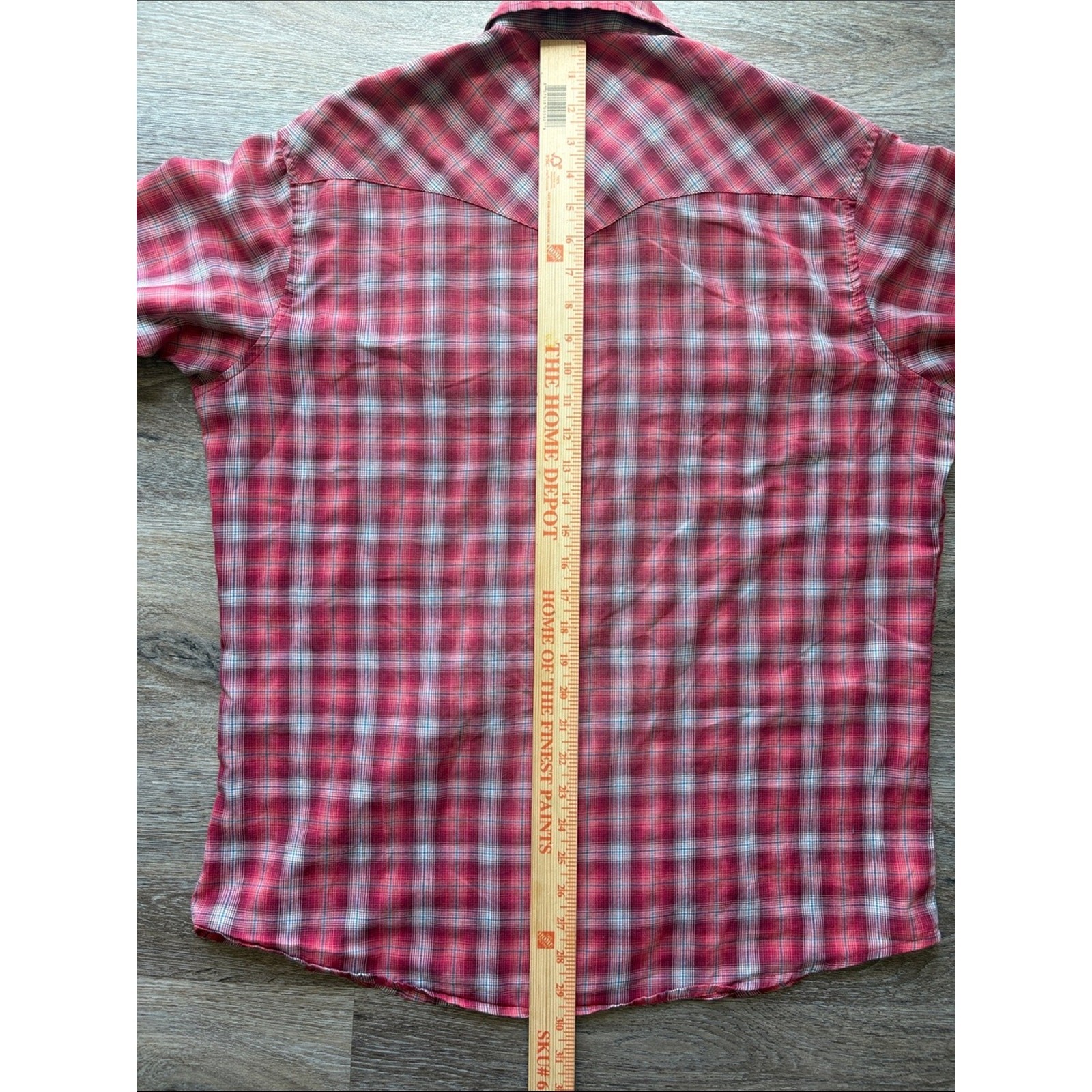 Vintage Bundle Wrangler Pearl Snap Men’s Plaid Shirt cowboy western L