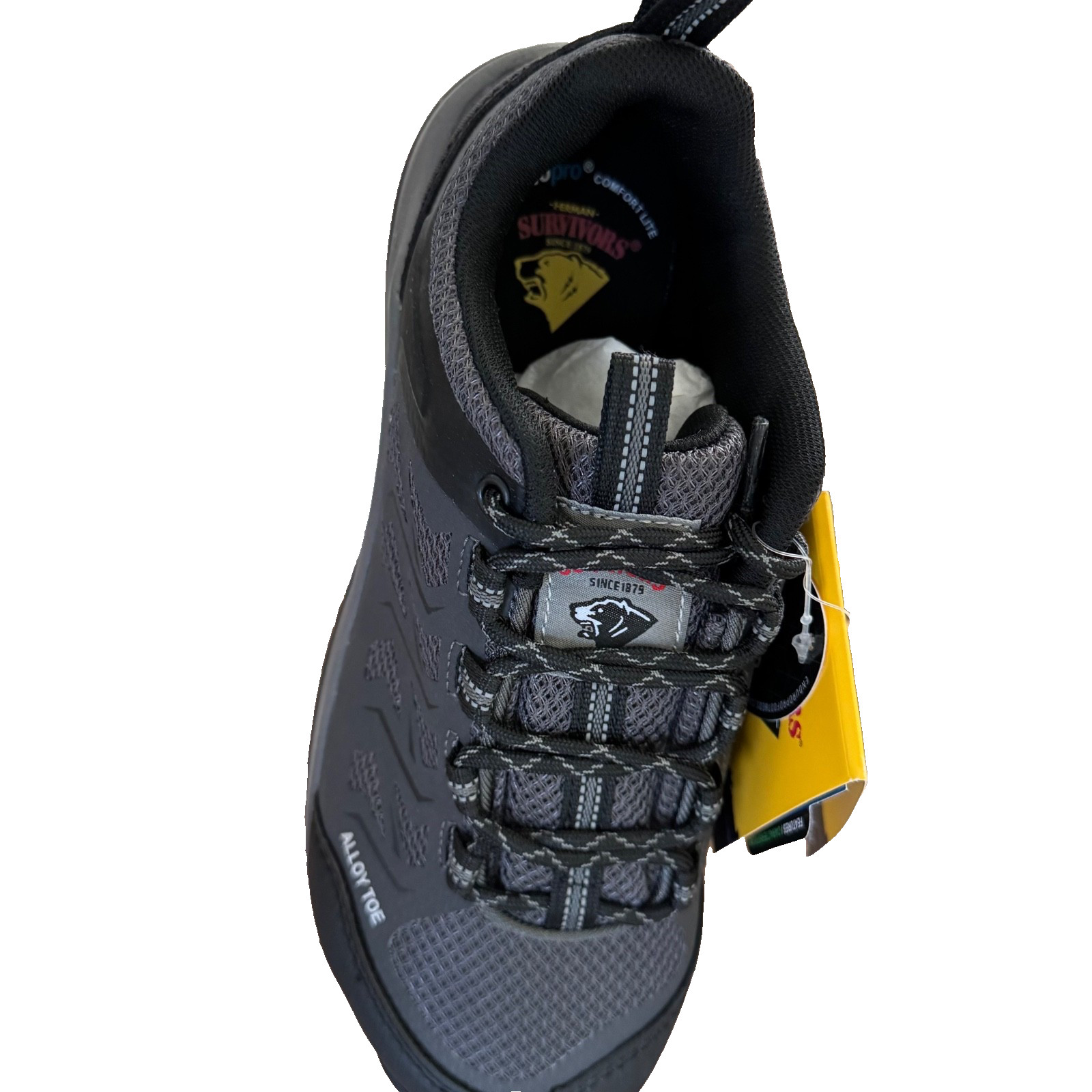 Herman Survivors Men’s 7.5 – Diecast Alloy Toe Slip/Oil Resistant Sneakers New