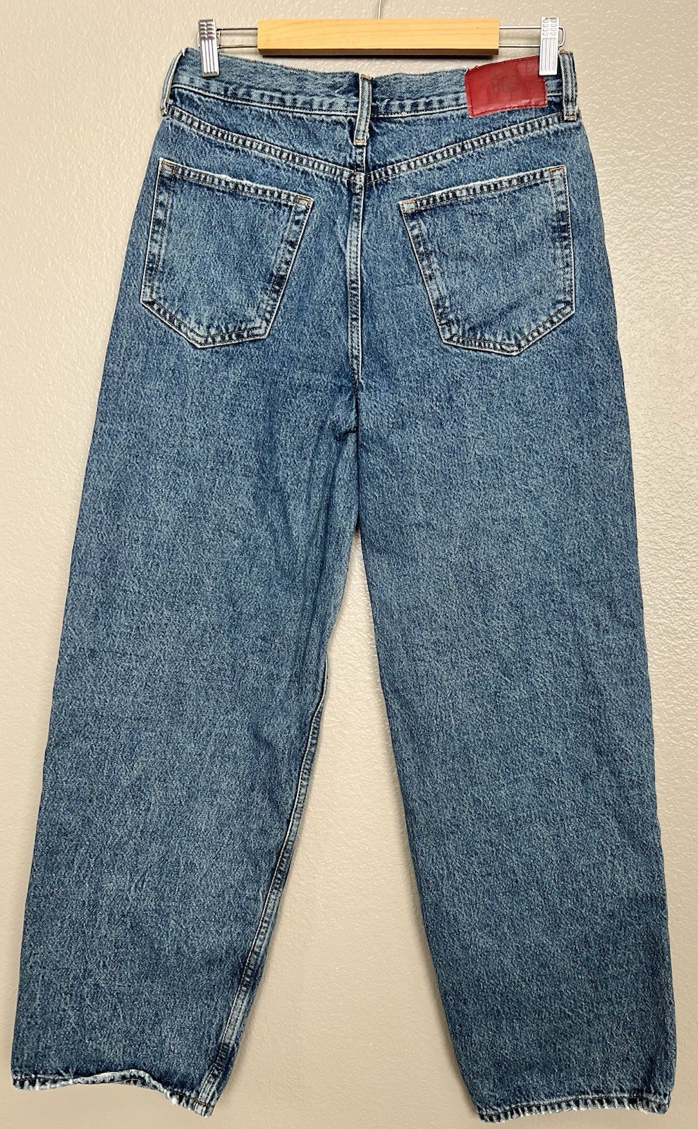 Womens BDG Sustain High Rise Baggy Denim Jeans Boho Hippie (W29 X L32) Boyfriend