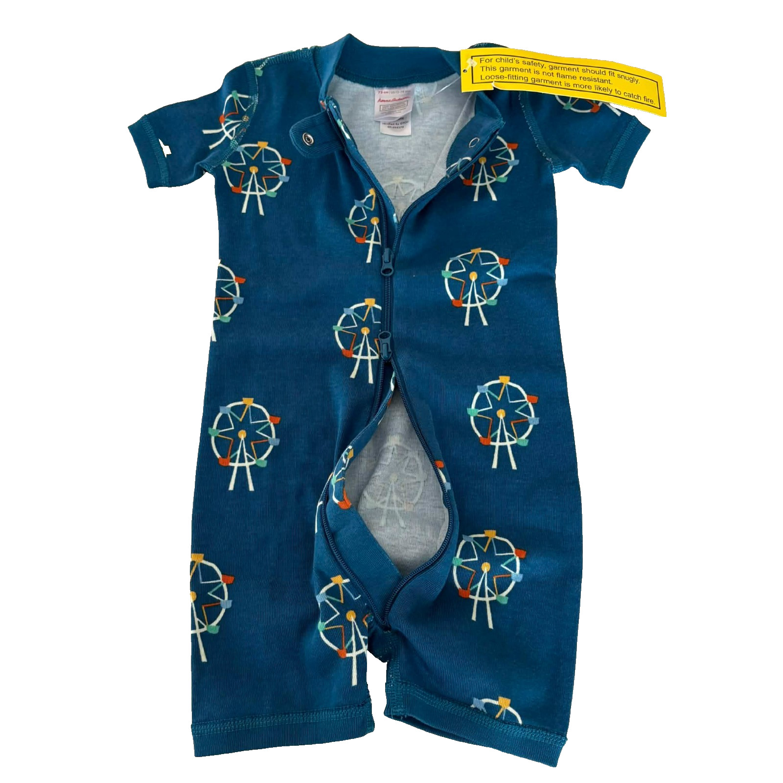 Hanna Andersson Adorable Organic Cotton Pajama. Size 12-18 Months, 75 cm.