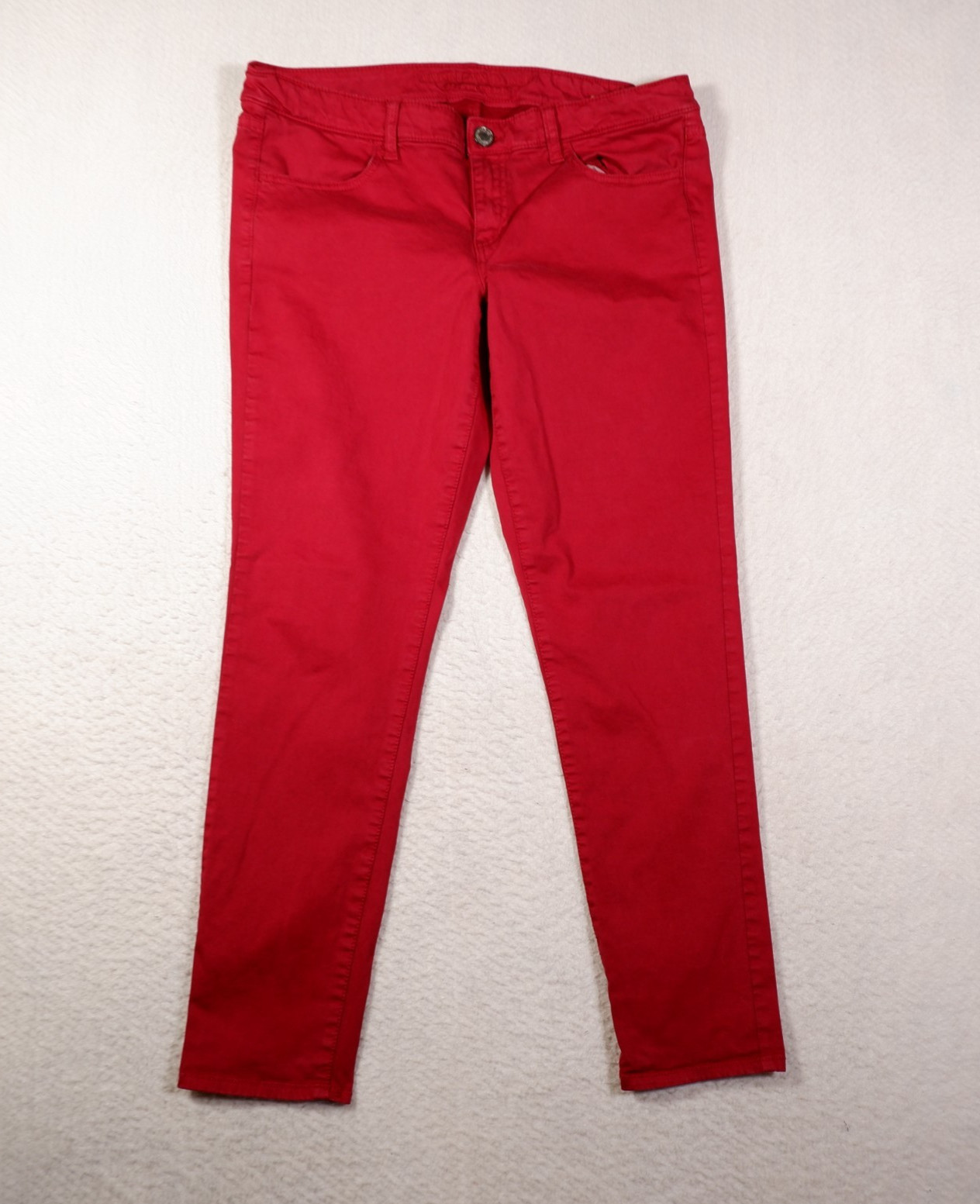American Eagle Women’s Jeans Red Jegging Super Stretch 34×29