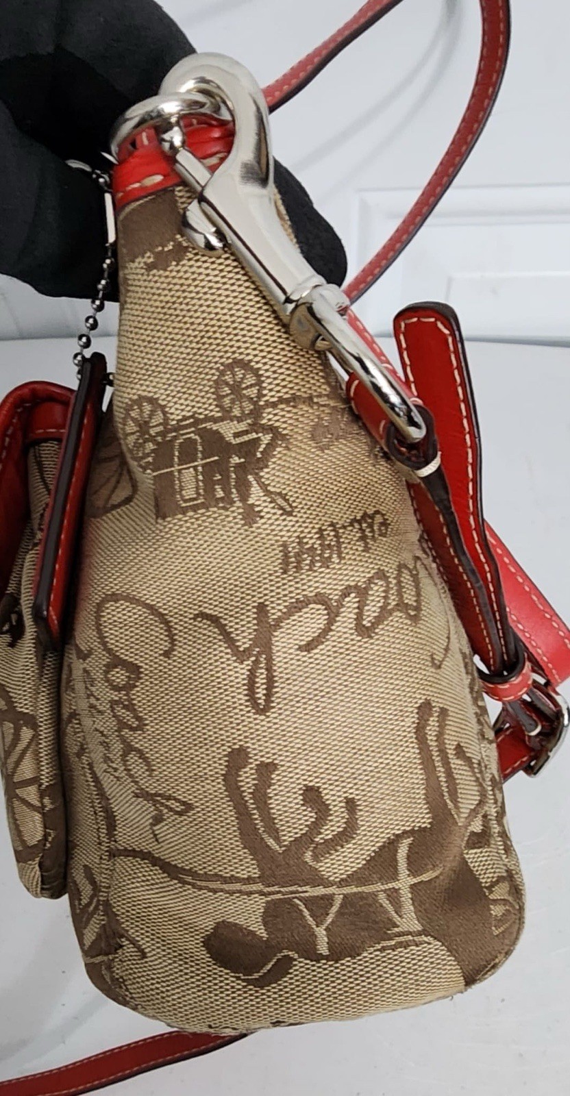 Coach Leah Small Crossbody F14855 Convertible Shoulder Handbag Purse Satchel