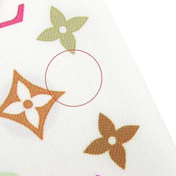 LOUIS VUITTON Vintage LV Monogram Multicolor Bandeau Scarf Silk Hair 902245