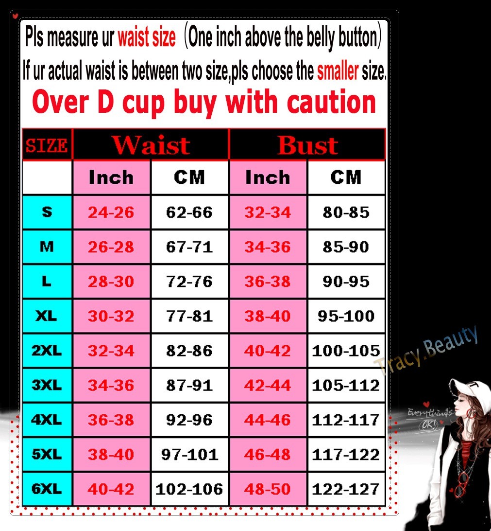 28x Spiral Steel Boned Black Waist Training Cincher Underbust Corset Body Shaper