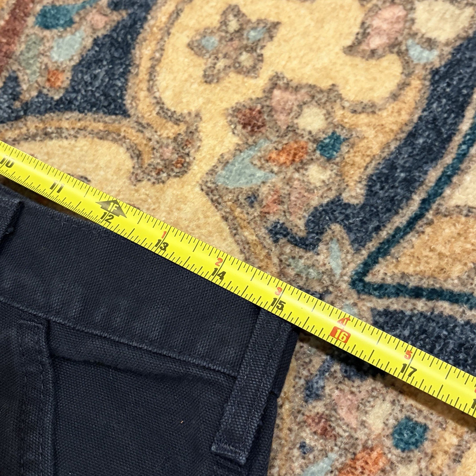 Carhartt B11 MDT Carpenter Work Pants 31×30 Navy Blue Canvas Workwear