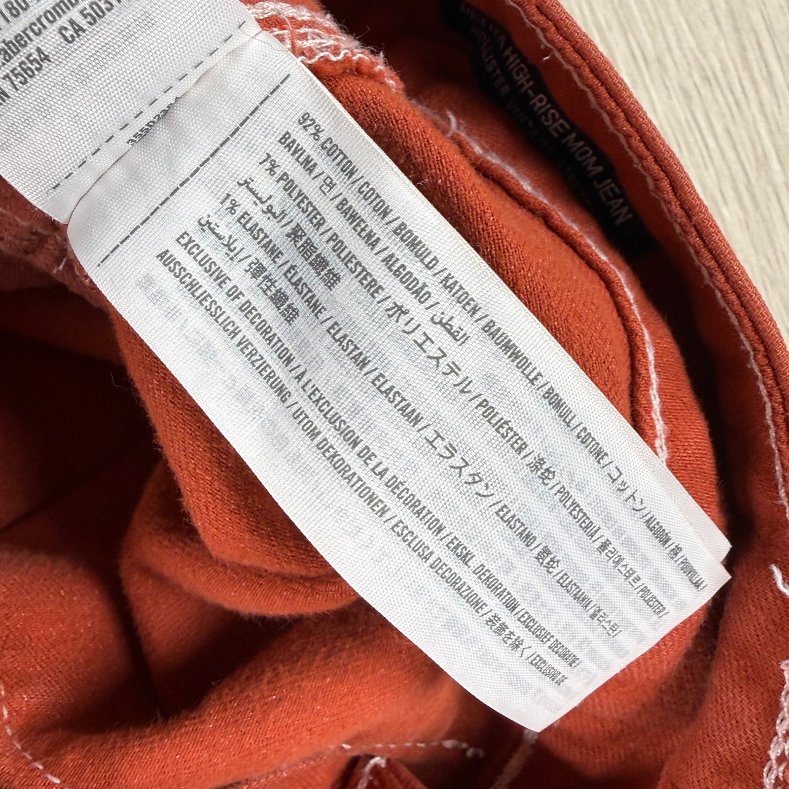 Utility Carpenter Pants Rust Red Contrast Stitch Utility Pants 5R 27 Y2K
