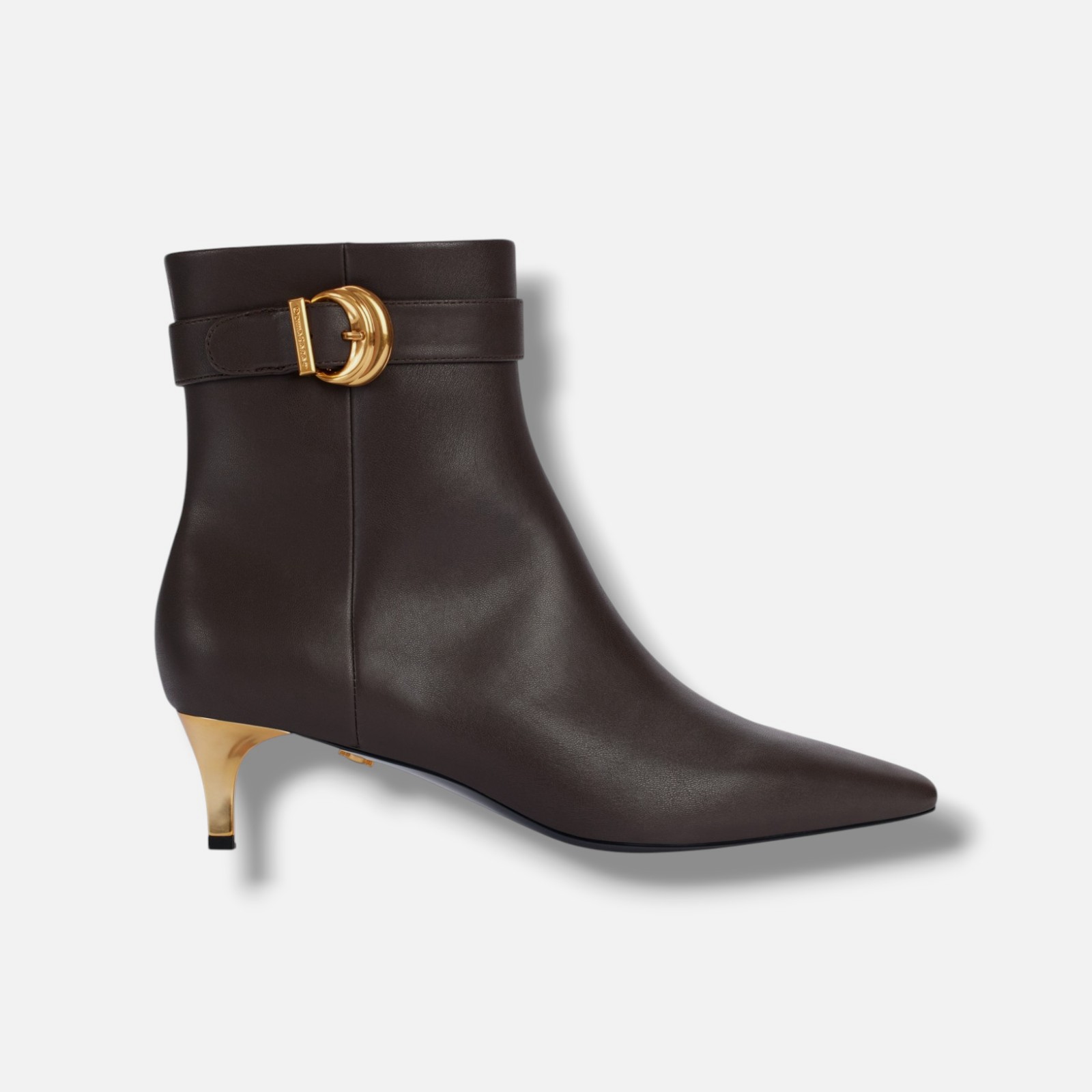 Donna Karan New York Women’s Brown Clair High-Heel Ankle Booties Shoes Size 7M