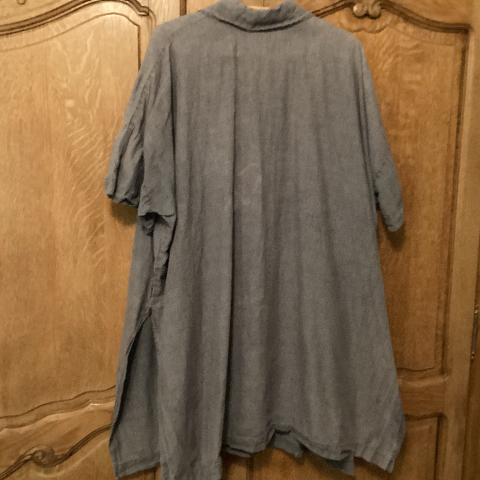 Eskandar Linen Tunic Shirt
