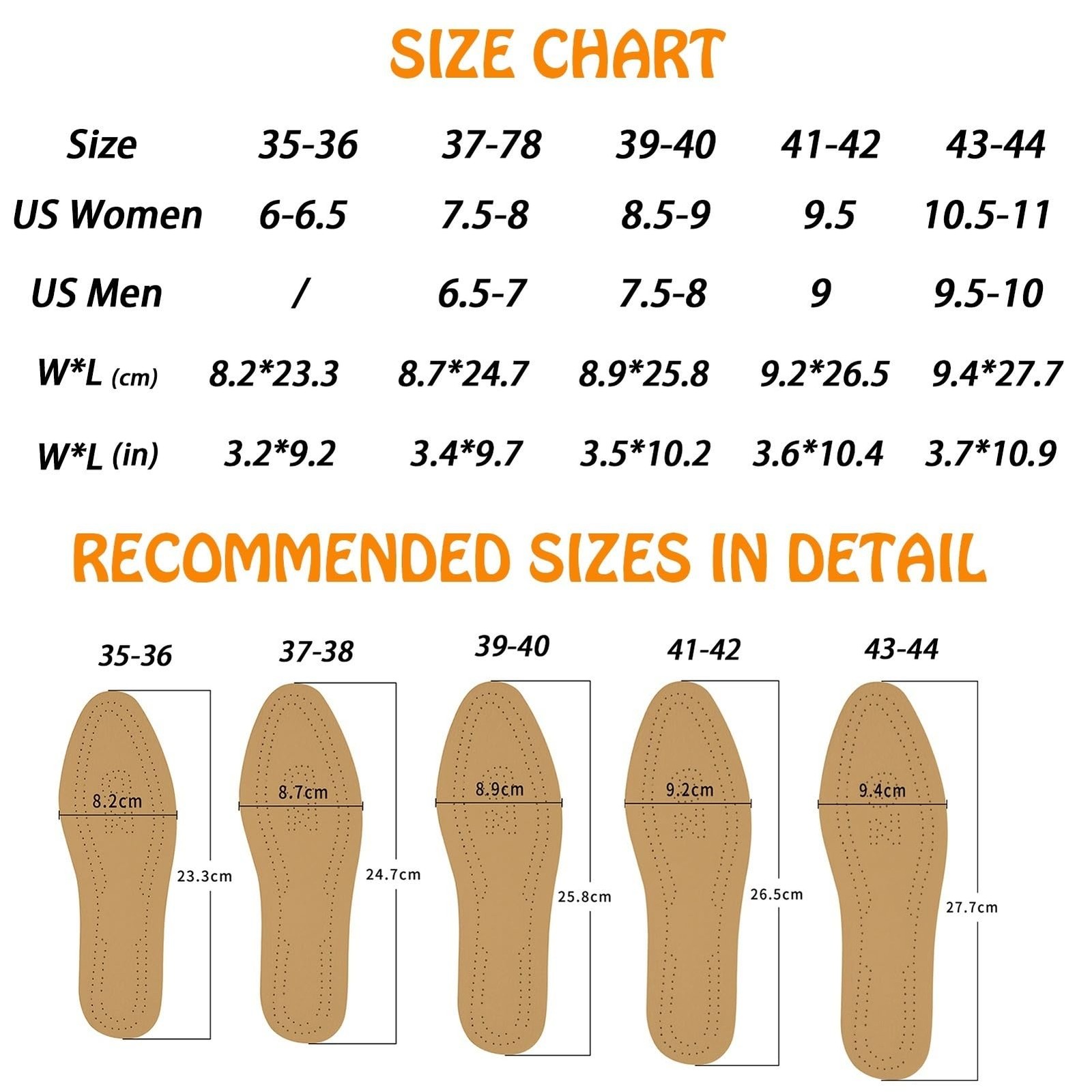 Supination Insoles,O/XO Leg Orthopedic Corrective Brown 41/42,