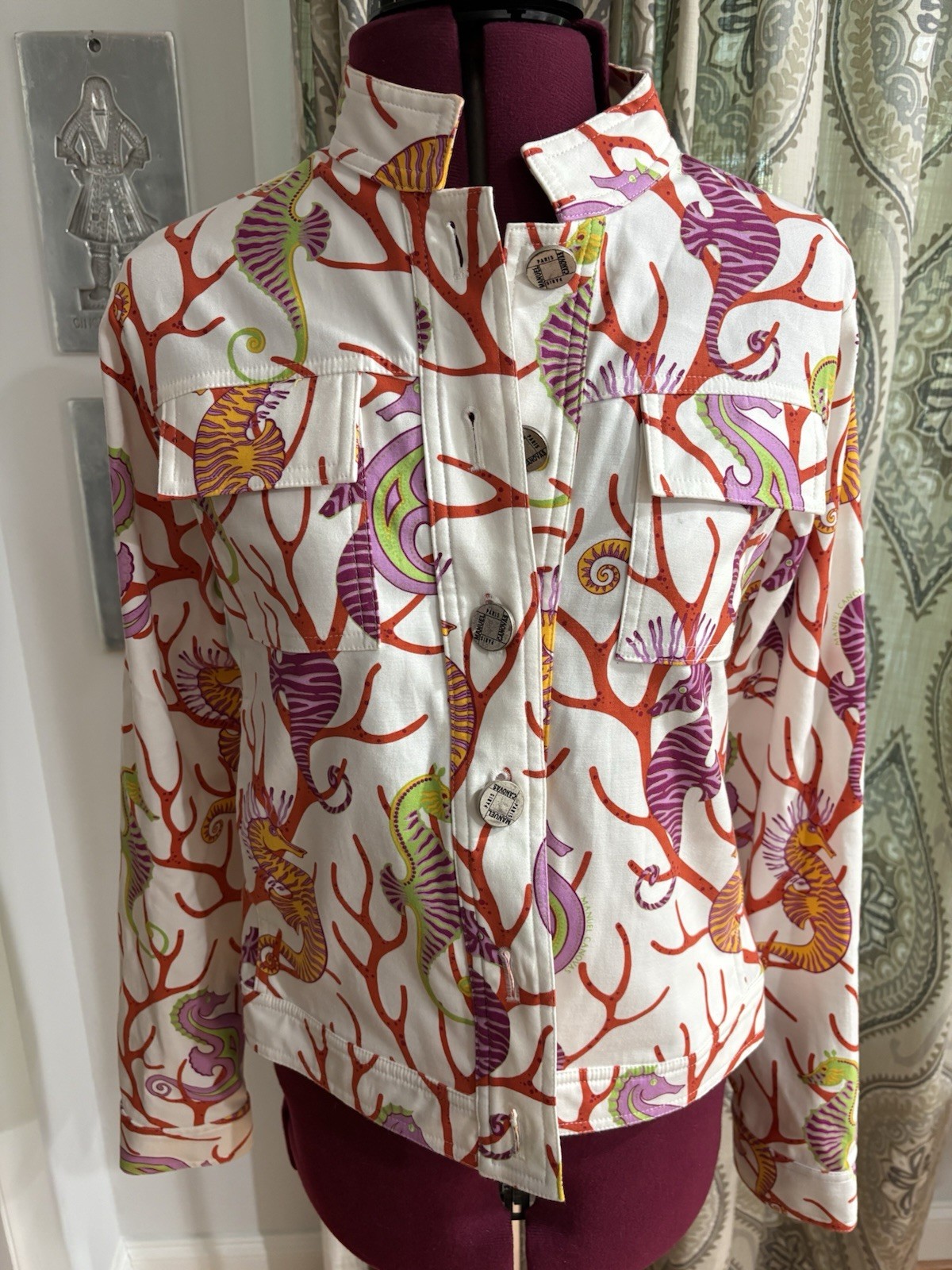 MANUEL CANOVAS Jacket Made in France Seahorse – Size Medium