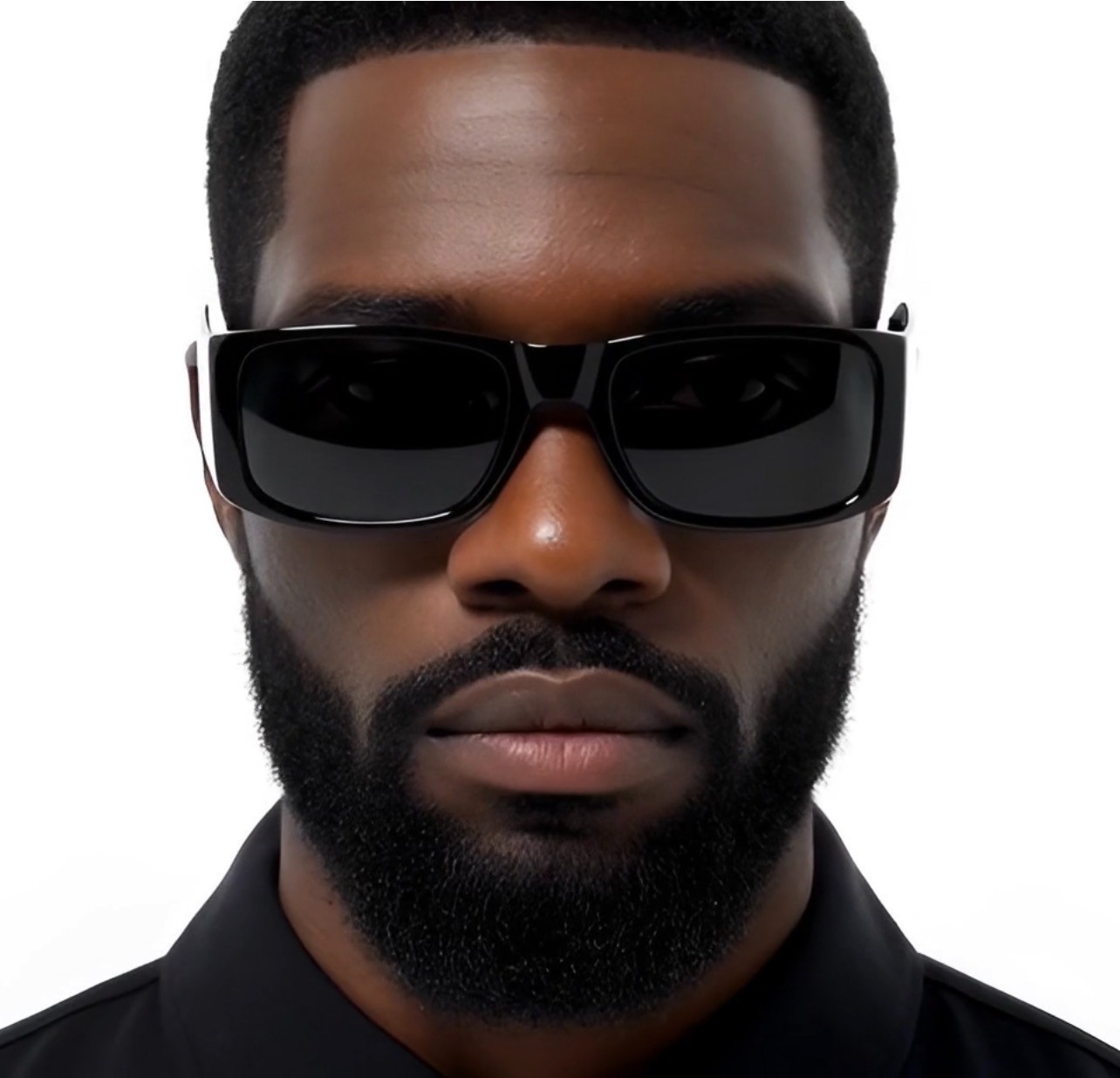 Men Super Dark Lens Privacy Migraine Headache Colo Gangster Hip Hop Sunglasses