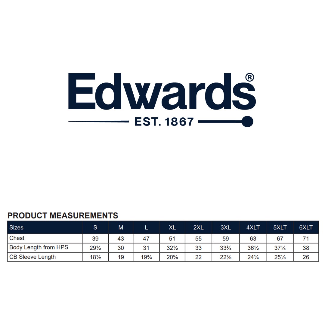 Edwards Garments 1579 Men’s 100% Polyester Short Sleeve Airgrid Polo