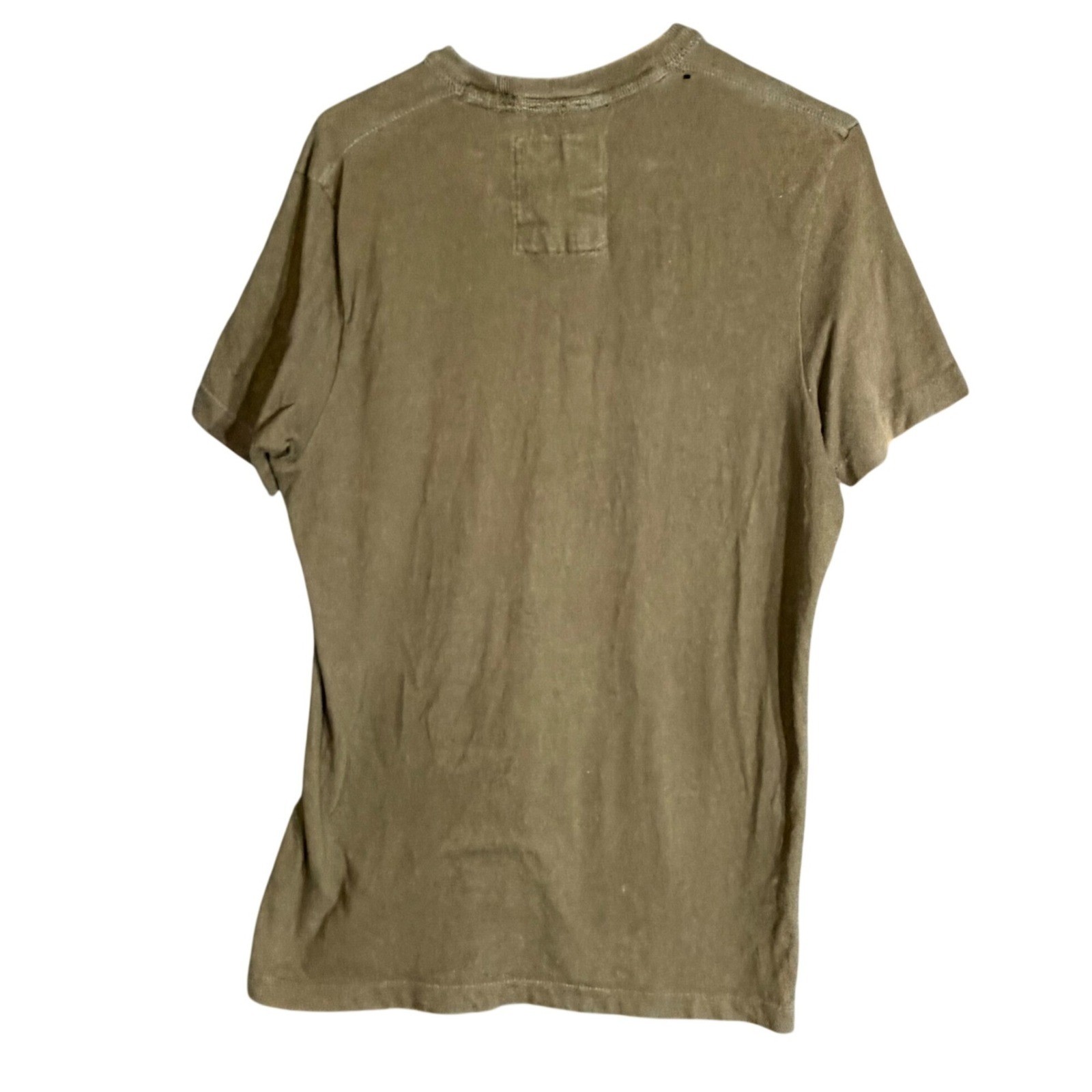 Hollister Mens Size Large Laguna Beach T-Shirt Brown Distressed Graphic Y2K Surf
