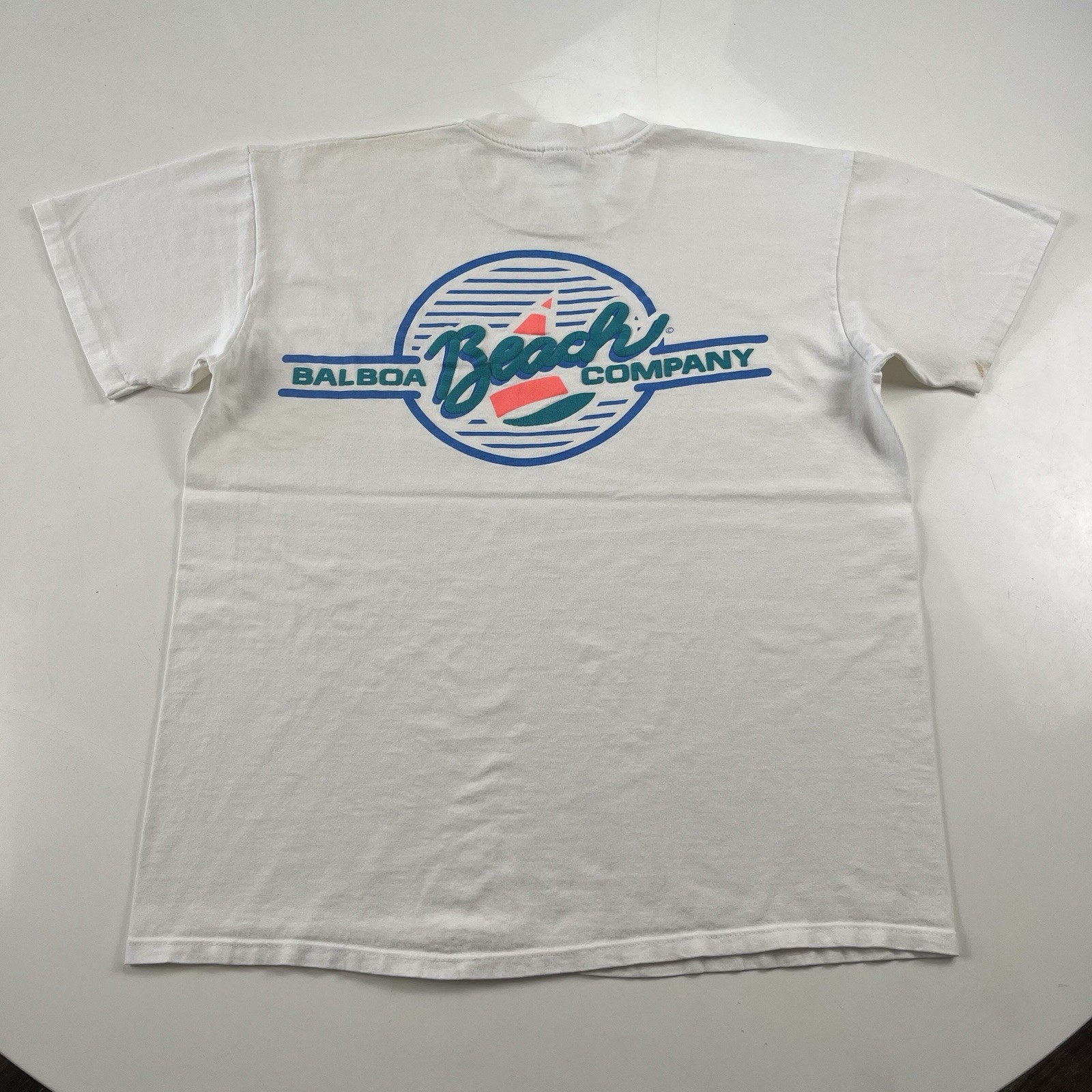Vintage Balboa Beach Company T-Shirt California Summer Sz Large