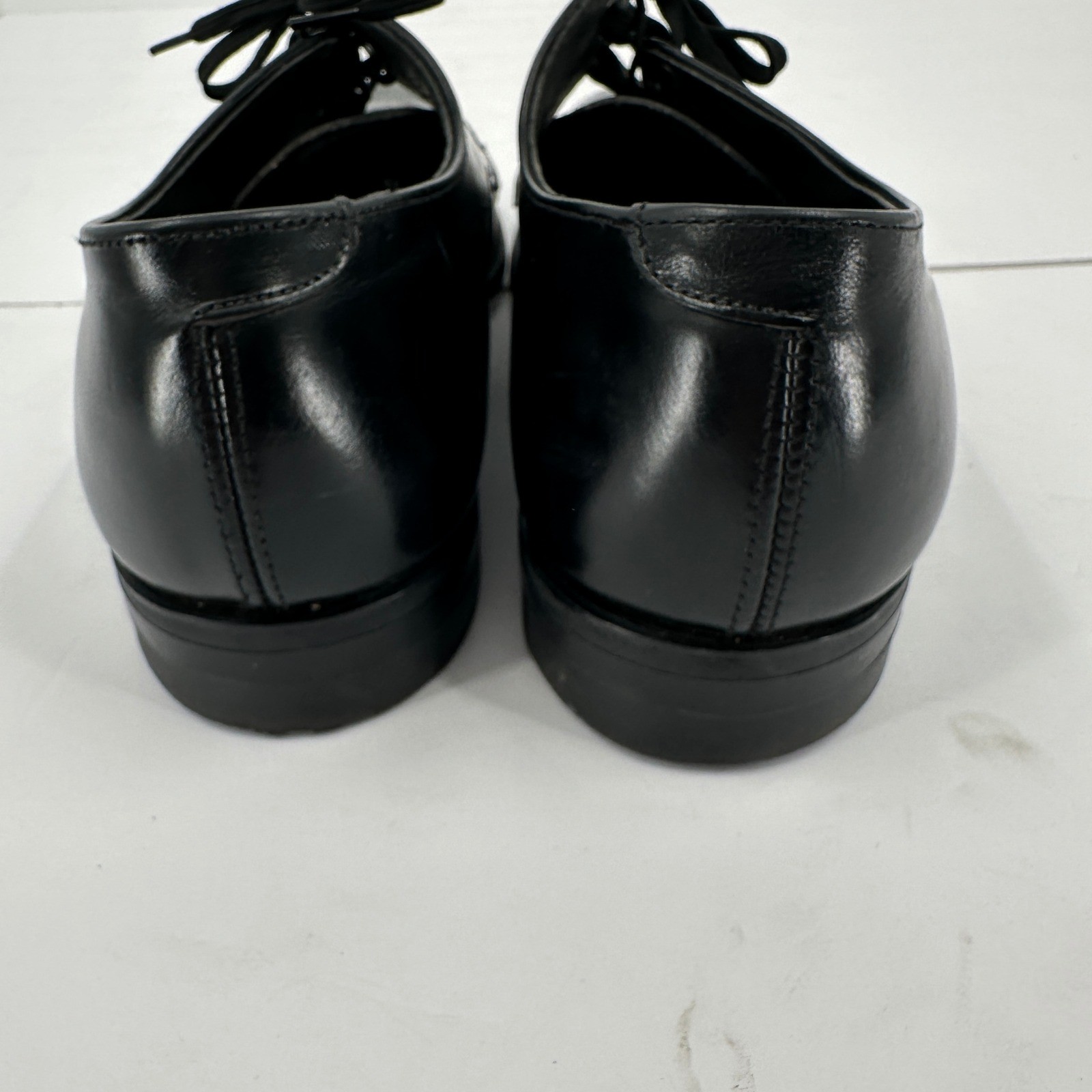 Goodyear Mens Black Leather Oxford Dress Shoes Lace Up Formal Work Size 8.5 E