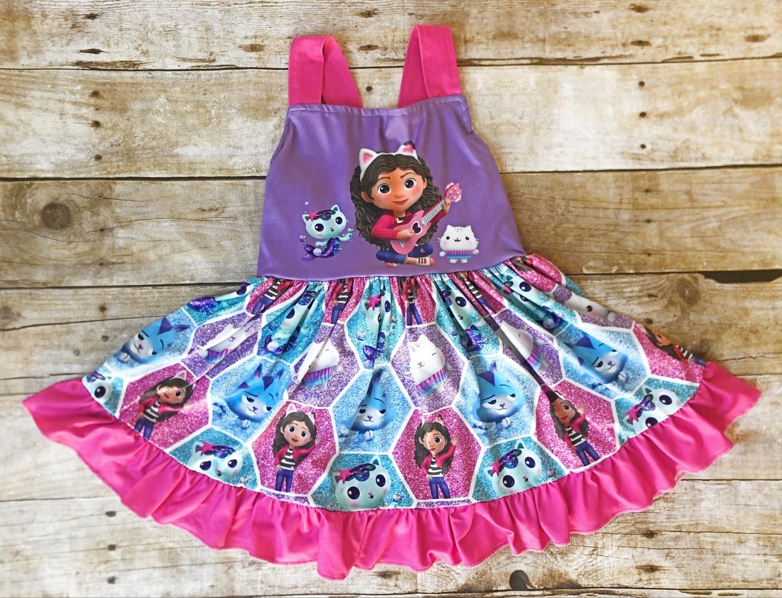 Gabby’s Dollhouse dress. Gabby Dollhouse birthday dress