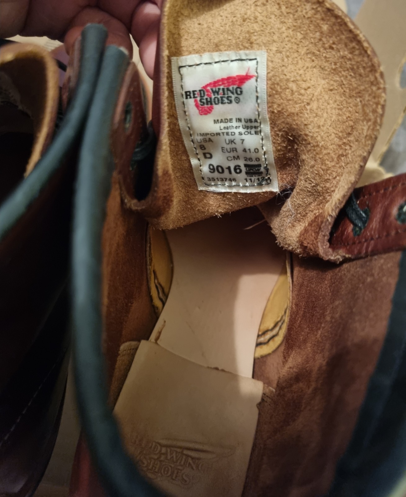 Redwing Heritage Beckman cigar 9016 US8 D vintage