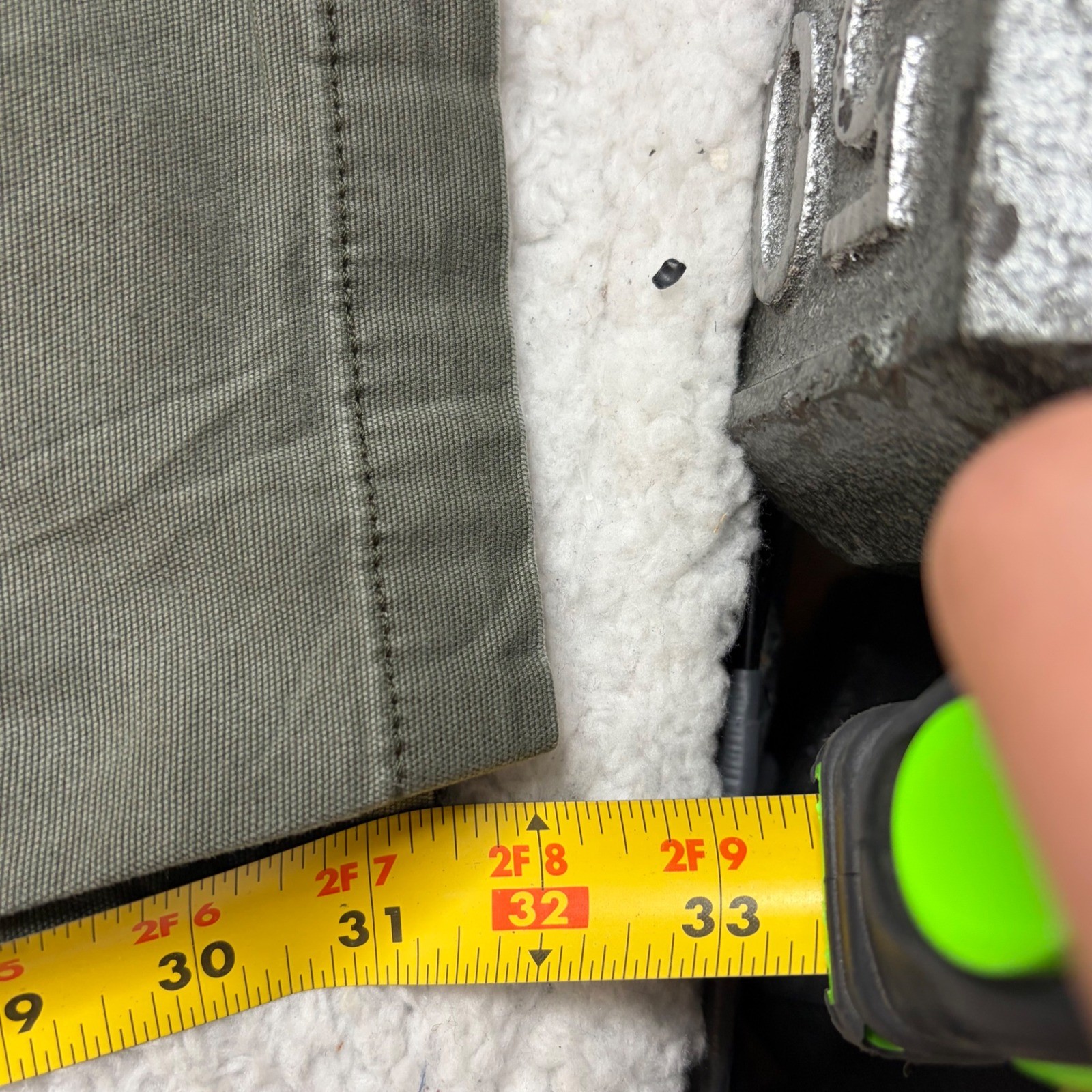 Carhartt Relaxed Fit double knee front Pants Moss Green 31×34 (32) 102802 MOS
