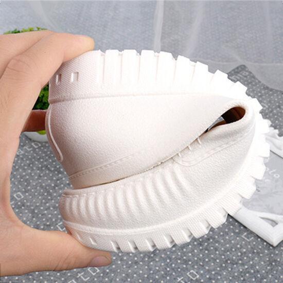 Womens Nurse Work Shoes Plastic kitchen Rainshoes Slip-On Waterproof Flats Size