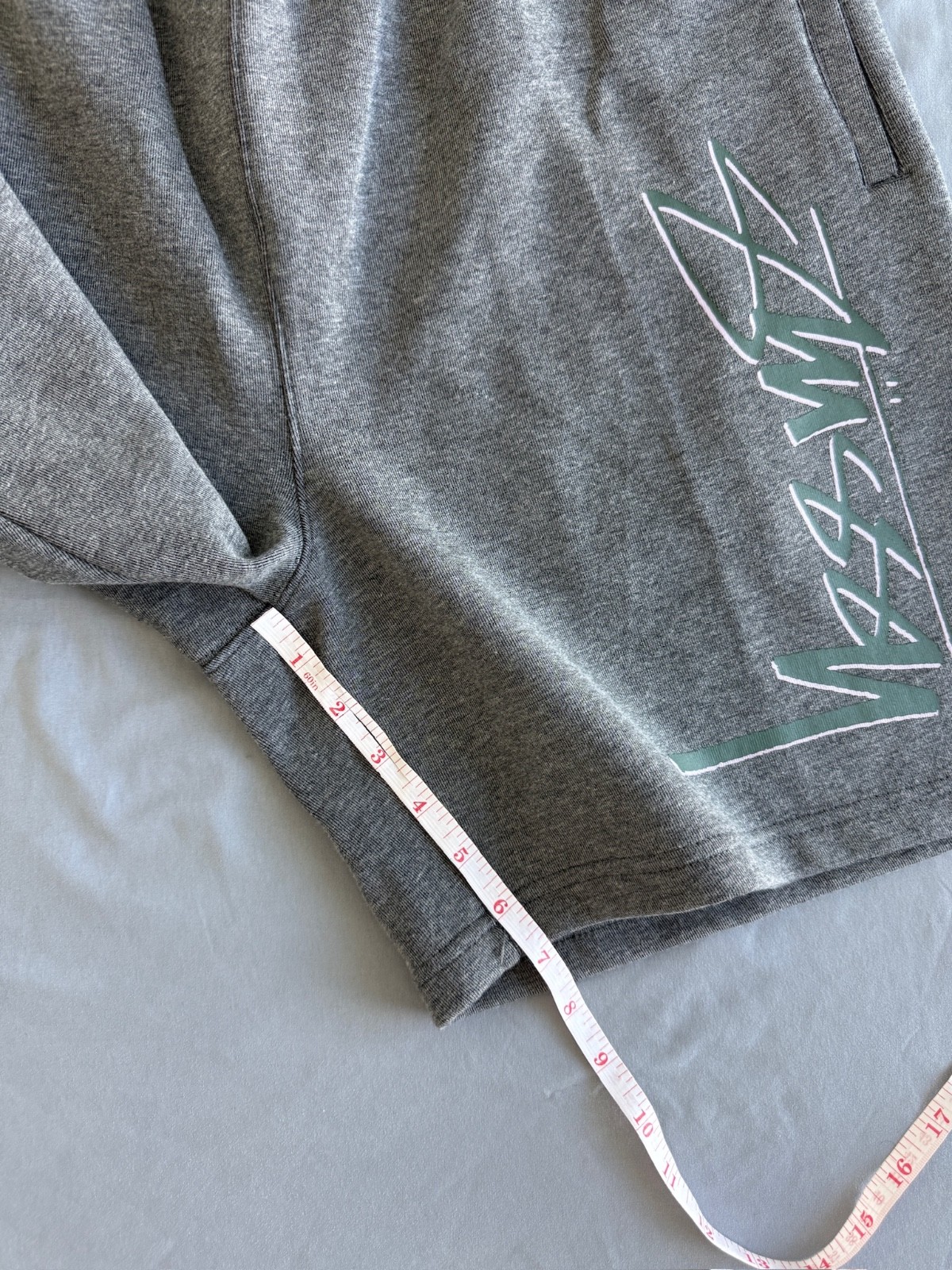 STUSSY AU Shadow Script Track Shorts-Dark Grey, Size: 30, 32 NEW 100% Authentic