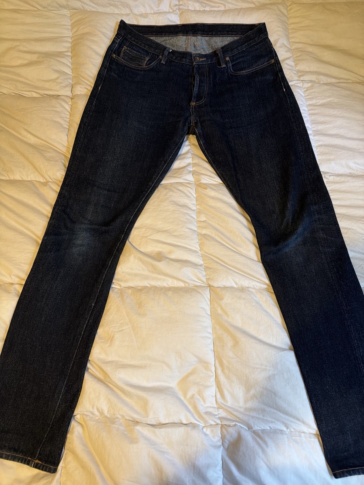 3sixteen + 40BSP 16.5Oz Caustic Wave Denim – Straight Tapered – Size 36×34