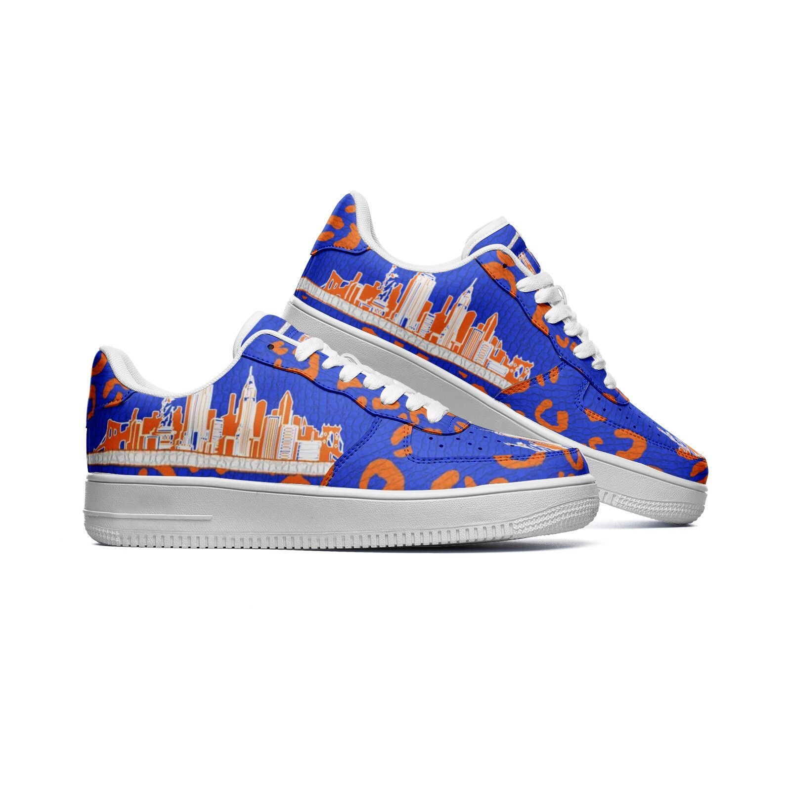 Mens New York Knicks Color Way Low Top Fan Gift Sneakers Basketball Shoes